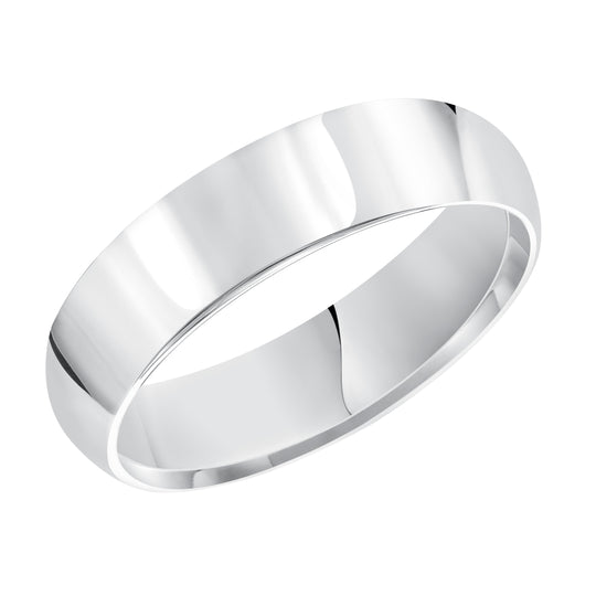 01-PIR050-G.01 - Goldman - This domed Comfort Fit wedding band features a high polished finish offering a sleek and timeless look