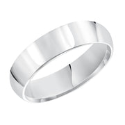 01-PIR060-G.01 - Goldman - This domed Comfort Fit wedding band features a high polished finish offering a sleek and timeless look