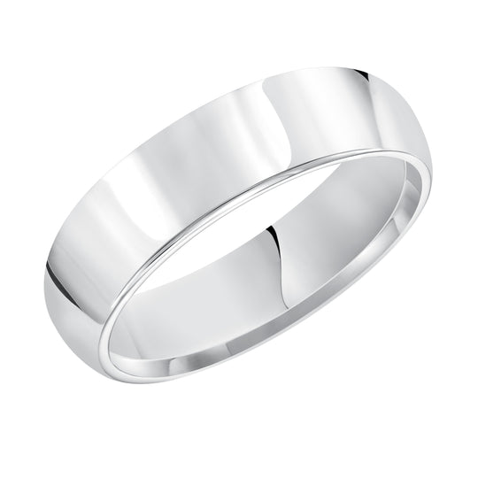 01-P030-G.01 - Goldman - Inspired by unity and everlasting love, this sleek and lustrous super domed, high polished wedding band features a clean, high polished finish