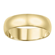 01-LD060-G.00 - Goldman - This low-dome styled, band features a high polished finish for a sleek look