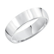 Inspired by unity and everlasting love, this sleek and lustrous super domed, high polished wedding band features a clean, high polished finish