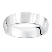 01-P050-G.00 - Goldman - Inspired by unity and everlasting love, this sleek and lustrous super domed, high polished wedding band features a clean, high polished finish