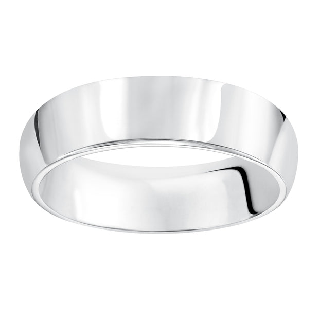 01-P050-G.00 - Goldman - Inspired by unity and everlasting love, this sleek and lustrous super domed, high polished wedding band features a clean, high polished finish