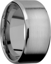 Titanium 100 beveled band