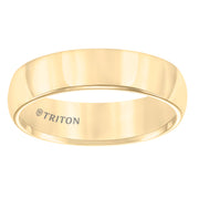11-2134YC-G.00 - Goldman - Domed Yellow Tungsten Carbide Comfort Fit Band with Bright Polish