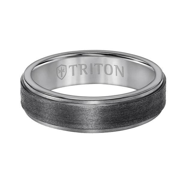 6MM Tantalum Ring - Satin Finish and Step Edge