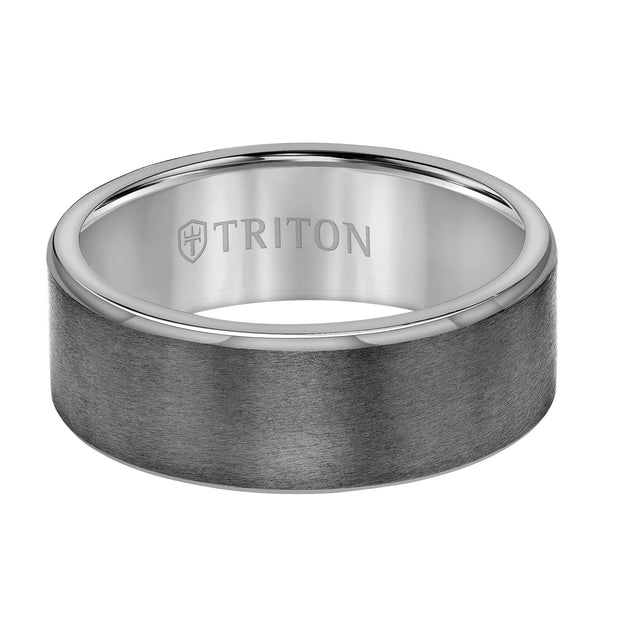 8MM Tantalum Ring - Satin Finish Dome