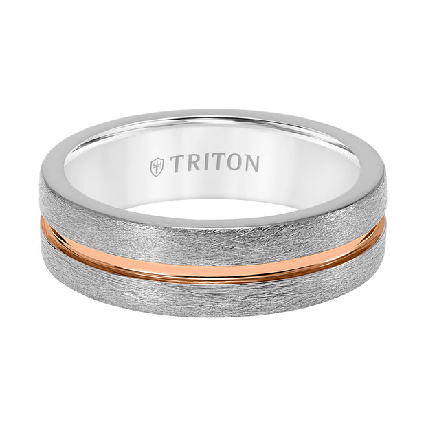 7MM Tungsten Carbide Ring with Sandblast Finish
