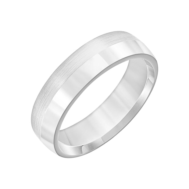6MM Band with Round Edge and Satin Finish