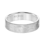 11-WV8889W6-G.00 - ARTCARVED - Flat Roll Edge Carved Wedding Band