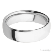 7 mm wide Ultra Comfort (our most comfortable profile) 14K White Gold band.