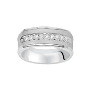 21-14881W-G.03 - Goldman - Flat Round Edge Diamond Wedding Band
