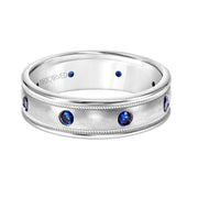 22-V5010SW65-G.00 - ARTCARVED - Low Dome Milgrain Edge Wedding Band
