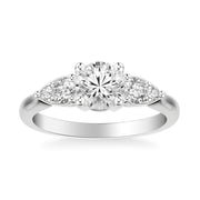 Contemporary 3-Stone Engagement Ring