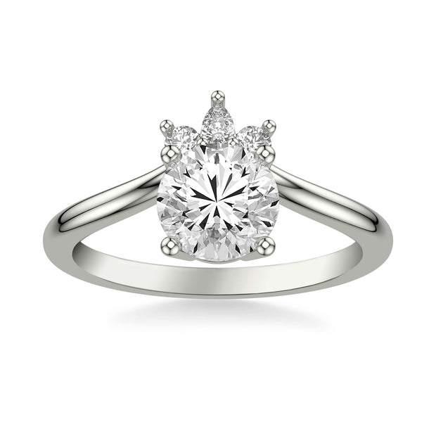 Contemporary Diamond Engagement Ring