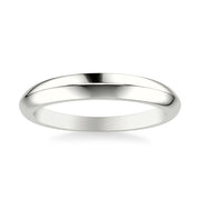 Contemporary Tapered Knife Edge Wedding Band