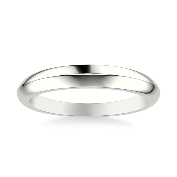 Contemporary Tapered Knife Edge Wedding Band