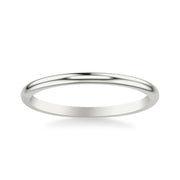 Classic Wedding Band in 14K White Gold