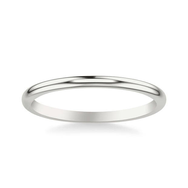 Classic Wedding Band in 14K White Gold