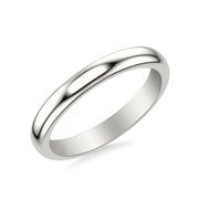 Classic 3MM Wide Polished Wedding Band