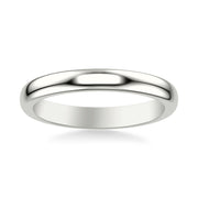 Classic 3MM Wide Polished Wedding Band