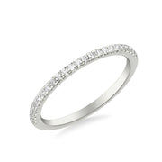 Classic Wedding Band with Round Diamonds
