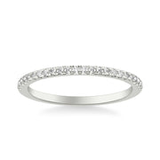 Classic Wedding Band with Round Diamonds