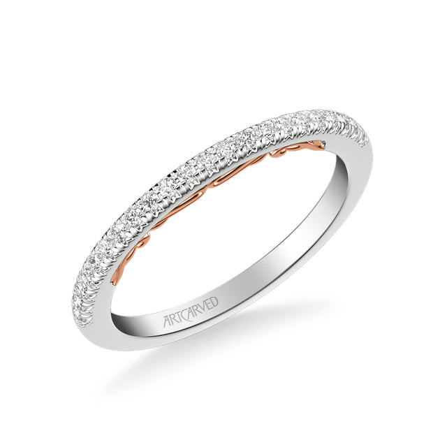 31-V1010WR-L.00 - Goldman - Lyric Diamond Wedding Band with Inner Carved details