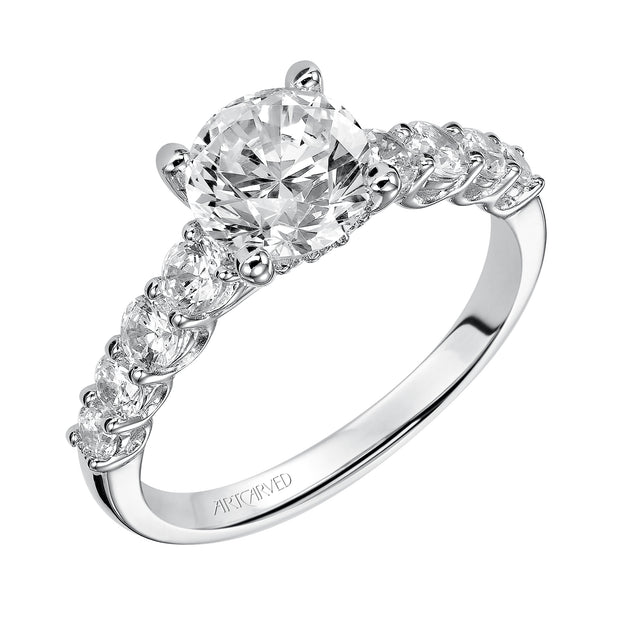 31-V508ERW-E.00 - ARTCARVED - Classic Prong set diamond engagement ring