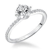 31-V543ERW-E.00 - ARTCARVED - Prong Set Engagement Ring