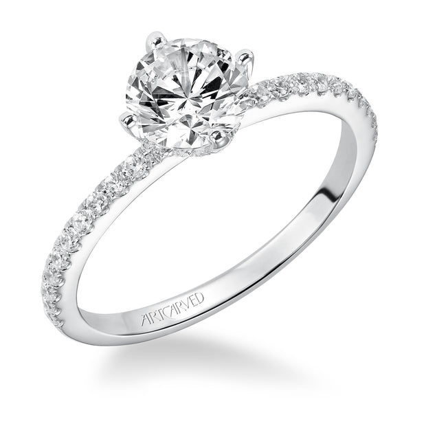 31-V543ERW-E.00 - ARTCARVED - Prong Set Engagement Ring