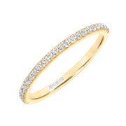 31-V544W-L.00 - ARTCARVED - Classic Wedding Band with Round Diamonds