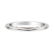 31-V1011WR-L.00 - ARTCARVED - Lyric Polished Wedding Band with Inner Carved details
