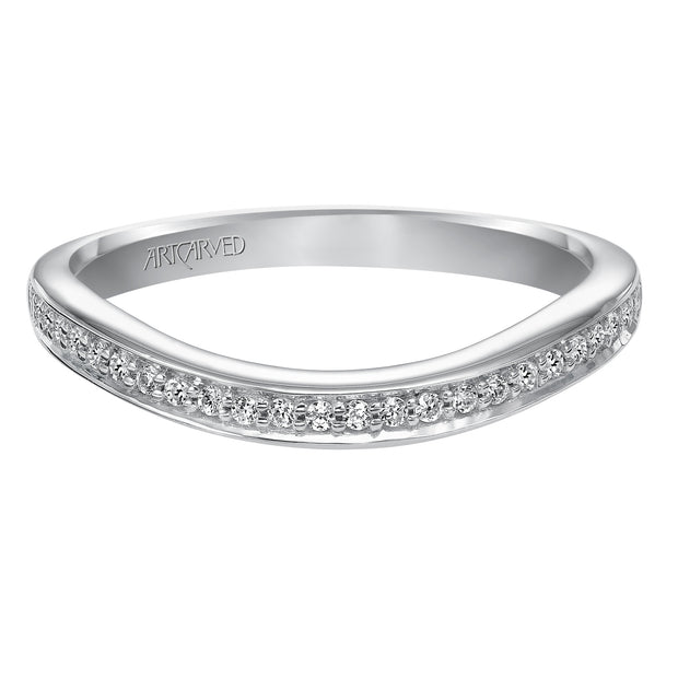 Diamond wedding band that matches engagement ring31-V28