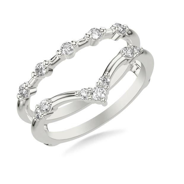 35-9441W-L.00 - Goldman - Contemporary Ring Enhancer with Diamonds