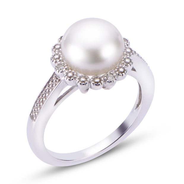 Sterling Silver Freshwater Pearl Ring