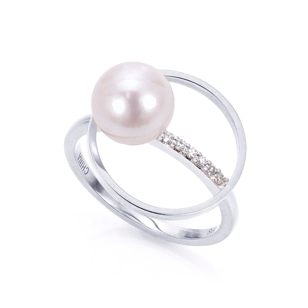 Sterling Silver Freshwater Pearl Ring