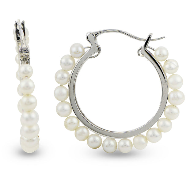 Sterling Silver Freshwater Pearl Earring