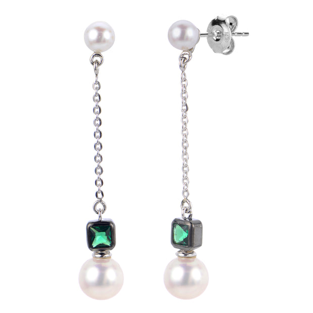 Sterling Silver Freshwater Pearl Earring