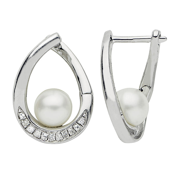 Sterling Silver Freshwater Pearl Earring