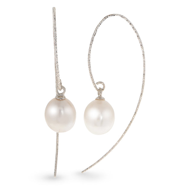 Sterling Silver Freshwater Pearl Earring