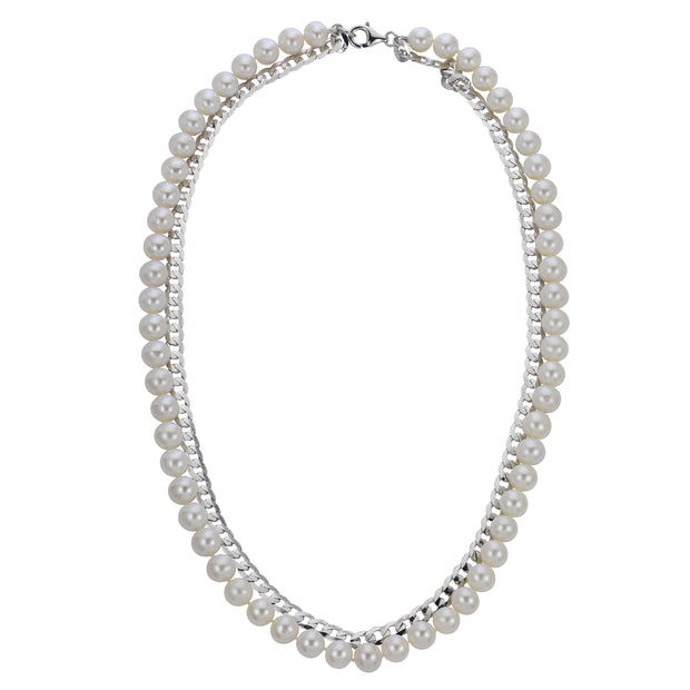 Sterling Silver Freshwater Pearl Necklace