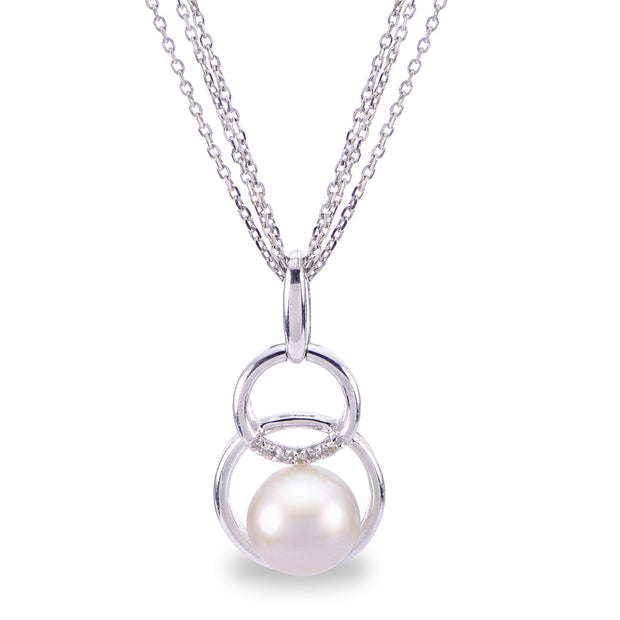 Sterling Silver Freshwater Pearl Pendant