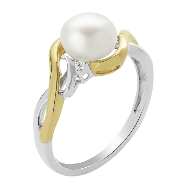 14KT Yellow Gold Freshwater Pearl Ring