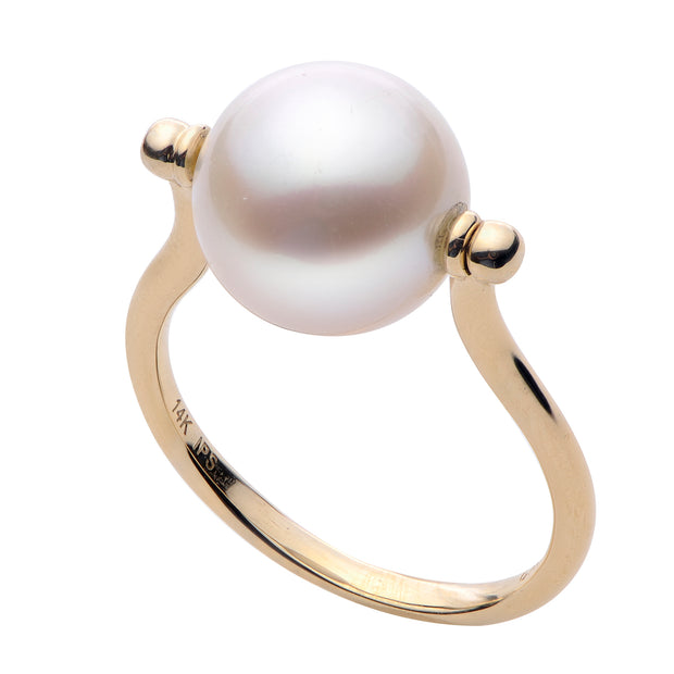 14KT Yellow Gold Freshwater Pearl Ring