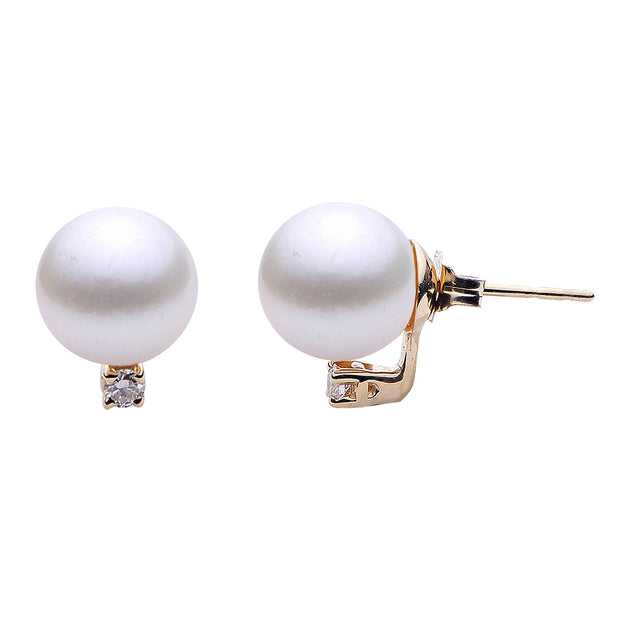 14KT Yellow Gold Freshwater Pearl Earring