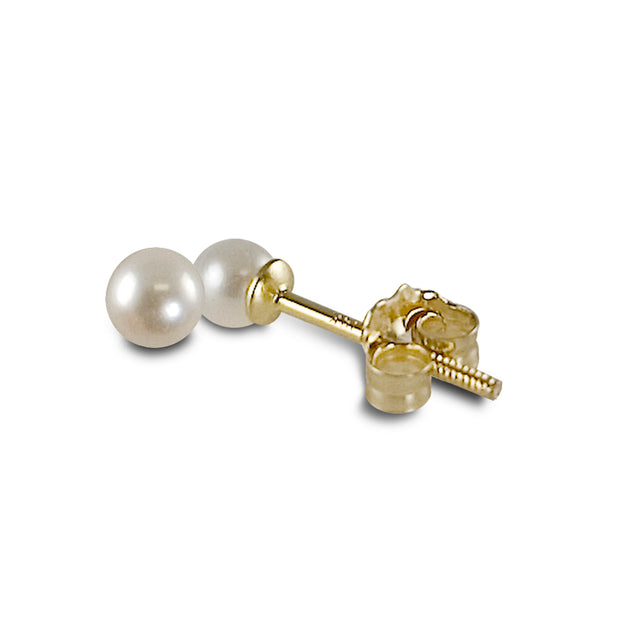 14KT Yellow Gold Akoya Pearl Earring