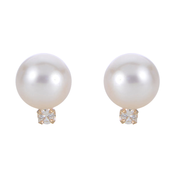 14KT Yellow Gold Akoya Pearl Earring