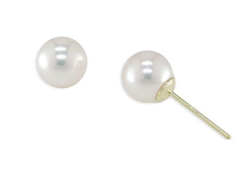 18KT Yellow Gold Akoya Pearl Earring