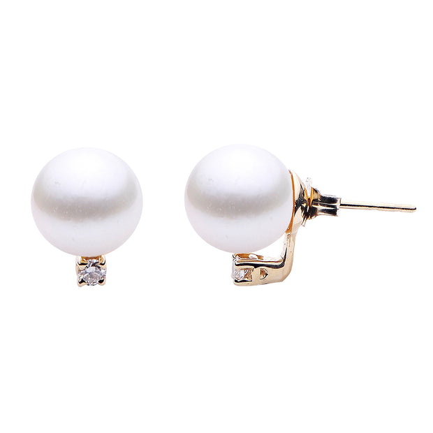 14KT Yellow Gold Freshwater Pearl Earring